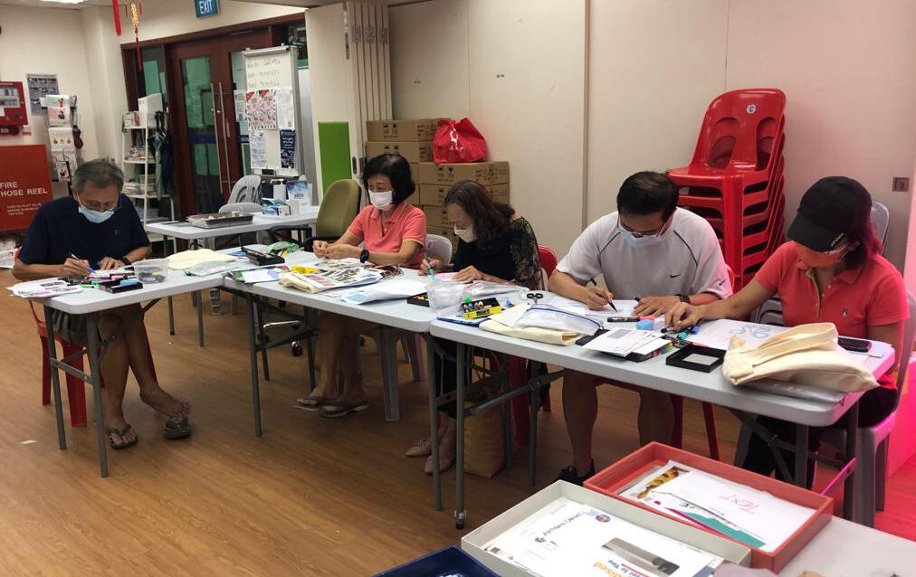 Art and Craft Workshop for the senior citizens at Lions Befrienders centre