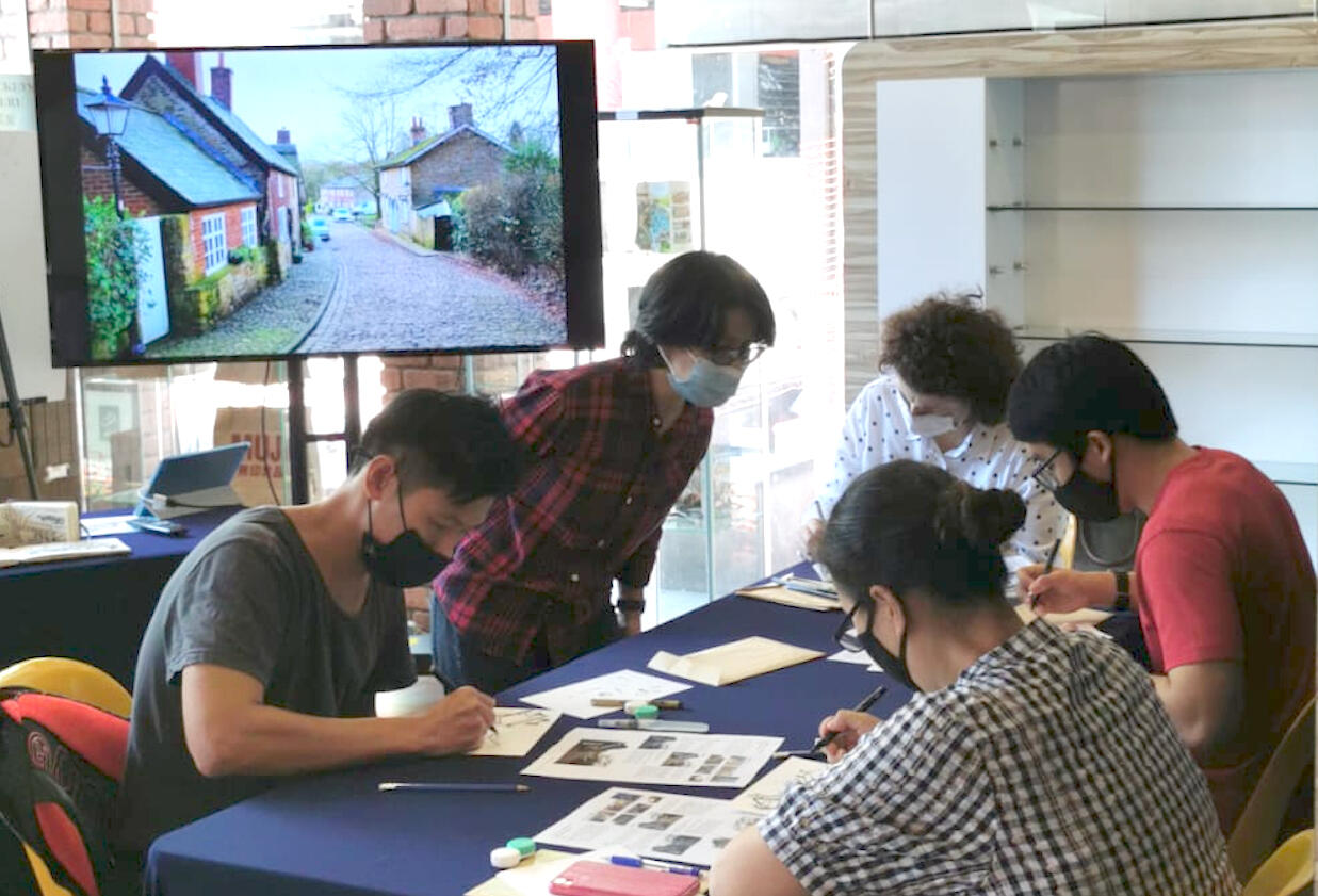 Brushpen Workshop at Chinatown