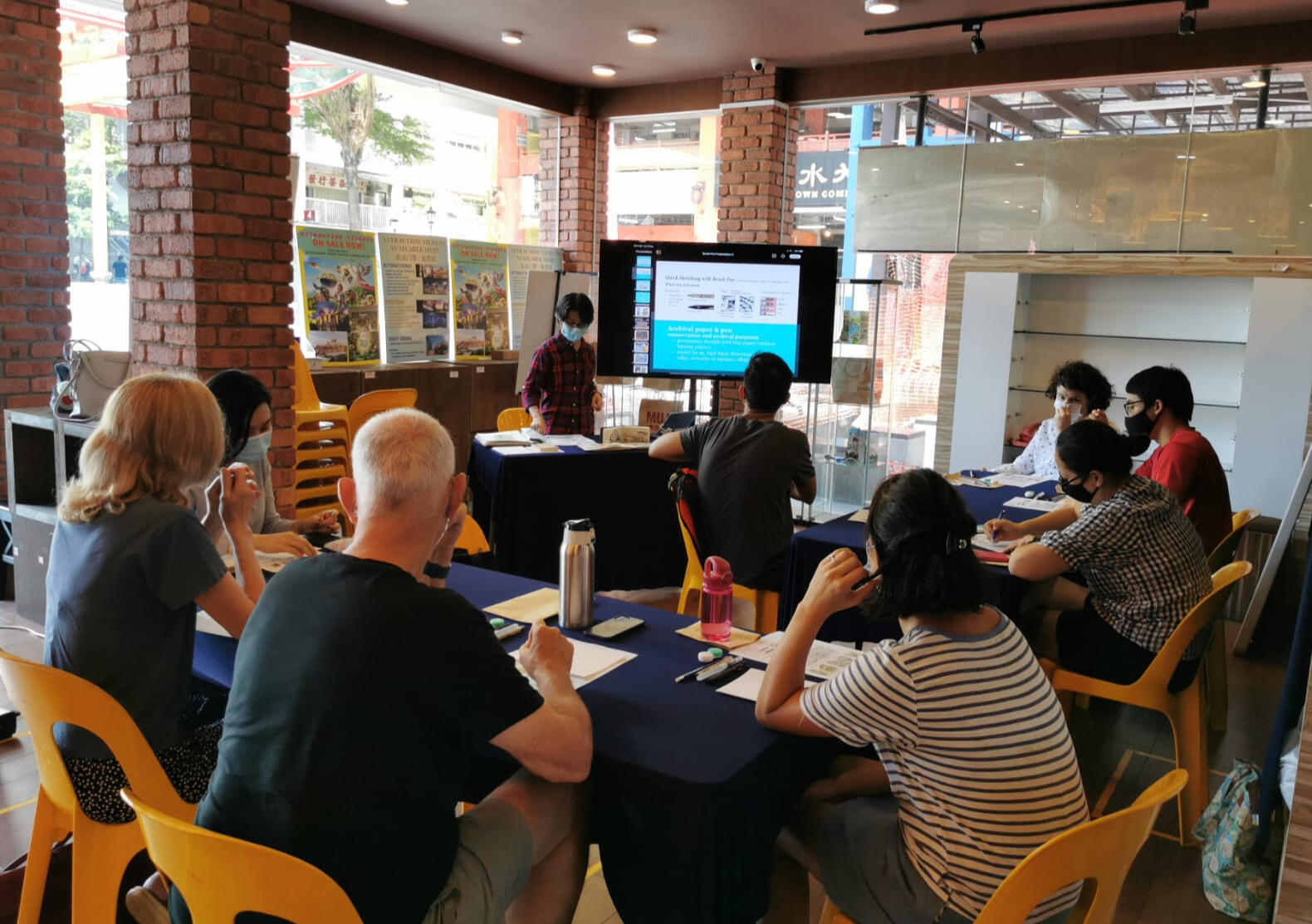 Brushpen Workshop at Chinatown